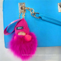 HSSP01 MOQ 1 lovely baby pom pom pocket pop keychain